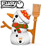 Eugy snehuliak Eco 3D puzzle Vianočná super zábava