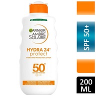 Garnier Hydra 24h PROTECT 50+ SPF mlieko na opaľovanie, IDEÁLNE PRE ČELÚ PLEŤ