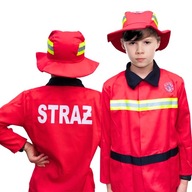 Firefighter Outfit Fire Department Masking Prom Costume 122/128