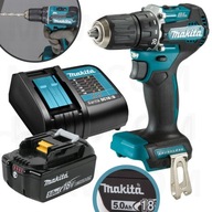 MAKITA DDF487Z 18V BODY skrutkovač - Light + DC18SD nabíjačka + 5ah BL1850