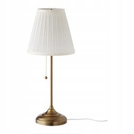 IKEA ARSTID Stolová lampa biela mosadz