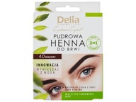 Delia Cosmetics Eyebrow Expert prášková henna na obočie 4,0 hnedá 4 g