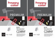 Čierny technický blok A3/10K Premium Happy color x2