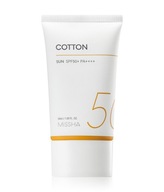 Missha Cotton Opaľovací krém SPF 50+ 50 ml