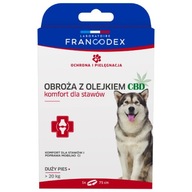 Obojok Francodex s CBD olejom 75cm nad 20kg