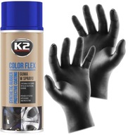 K2 COLOR FLEX MODRÁ 400ML - SPREJOVÁ GUMA Re