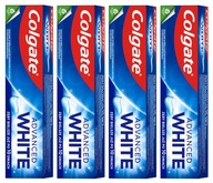 4x Colgate Advanced White bieliaca zubná pasta 75 ml