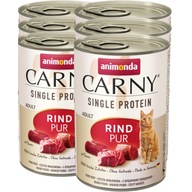 Animonda Carny Single Protein 6x400g - hovädzie mäso