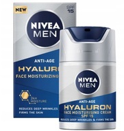 NIVEA Men Hyaluron krém na tvár proti vráskam SPF15 50 ml