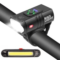 SET 2 X USB BIKE SVETLO 12H T6 LED SVIETI