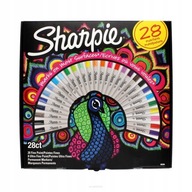 Permanentný popisovač SHARPIE Jemná sada 28 farieb