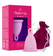 PERFECT CUP Ružový menštruačný kalíšok (M)