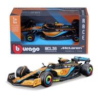 BOLID F1 McLaren MCL36 Lando Norris 1:43 BBURAGO 38063 Burago