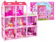 VILKA DOLLHOUSE S BÁBIKOU A NÁBYTOKOM NA ZOSTAVENIE