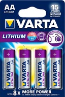 4 x Varta Lithium L91 R6 AA lítiové batérie