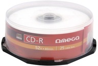 CD-R disk pre záznamovú jednotku 700 MB koláčová krabička 25 ks