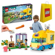 AKO DARČEK LEGO Friends Záchranná dodávka pre psov 41741 + DARČEK ZADARMO