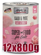 Mac`s - Kalb Pute - TEĽACIE A TURECKO - 12x800g