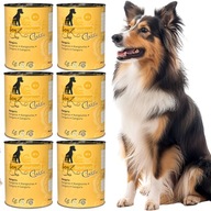 DOGZ FINEFOOD CLASSIC N.06 MOKRÉ KRMIVO PRE PSY KANGURO 6x400G