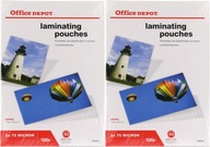 Lesklá laminovacia fólia A5 2x75 µm Office Depot 100 KS x 2