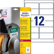 AVERY POLYETYNELOVÉ ŠTÍTKY 99,1x42,3mm L7913-10