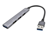 I-TEC USB 3.0 Kovový HUB 1x USB 3.0 3x USB 2.0