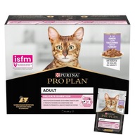 Purina Pro Plan Jemné mokré krmivo pre mačky s morčacím v omáčke (10 x 85 g)