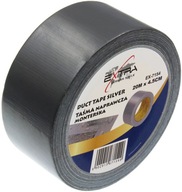 Strieborná opravná páska DUCT TAPE 20m x 45mm Silná