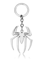 Strieborná kľúčenka so symbolom Spider-Man Pavučina