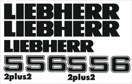 NÁLEPKY LIEBHERR 556 NÁLEP