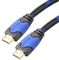 HDMI 2.0 HIGH SPEED kábel MEDENÝ 4k UHD 3D BRAID 5m