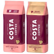 Costa Coffee Caffe Crema Velvet Beans 1kg + Costa Coffee Caffe Crema 1kg