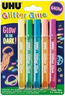 UHU Glitter 5x10ml Glow in the Dark 2102