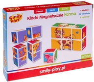 MAGNETICKÉ BLOKY FARMA CUBE VZDELÁVANIE ZVIERAT