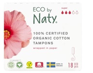 Eco by Naty, Super, Hygienické tampóny, 18 kusov