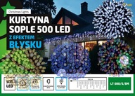 VONKAJŠIE CIELE 25m. FLASH 500LED SVETLÁ NA VIANOČNÝ STROMČEK