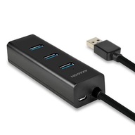 HUE-S2B Hub 4-portový nabíjací hub USB 3.2 Gen 1