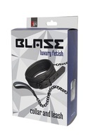 Blaze Luxury Luxury Black BDSM obojok a retiazka