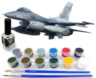 Model F-16 Polski Jastrząb Krzesiny1:48 Lepidlo FARBY