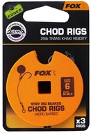 Fox Chod Rigs Standard 25lb č.6 8cm