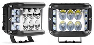 VYHĽADÁVACIE LAMPY x2 12 LED BIELE SVETLO 6000K OSVETLENIE VOZIDLA