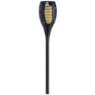 Fuego LED solárna lampa, 78 cm, čierna, IP44