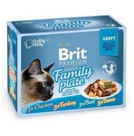 Brit Premium 12x85g FAMILY PATE GRAVY