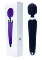 Stimulátor-Power Massager Wand USB Black 16 funkcií