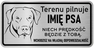 Note Dog Nerezová doska s menom psa labradora