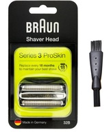 Braun 32B Fólia + Nôž SÉRIA 3 ORIGINÁL ČIERNA