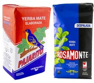 Yerba Mate Pajarito 1 kg + Rosamonte Despalada 1 kg