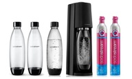 SodaStream TERRA BLACK + 2x 1L FĽAŠA + CO2