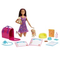 HKD86 BARBIE BÁBIKA PSA ADOPČNÁ SADA 2 PSÍKOV