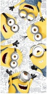 Plážová osuška 70x140 na bazén Minions Minions Minionek Cotton